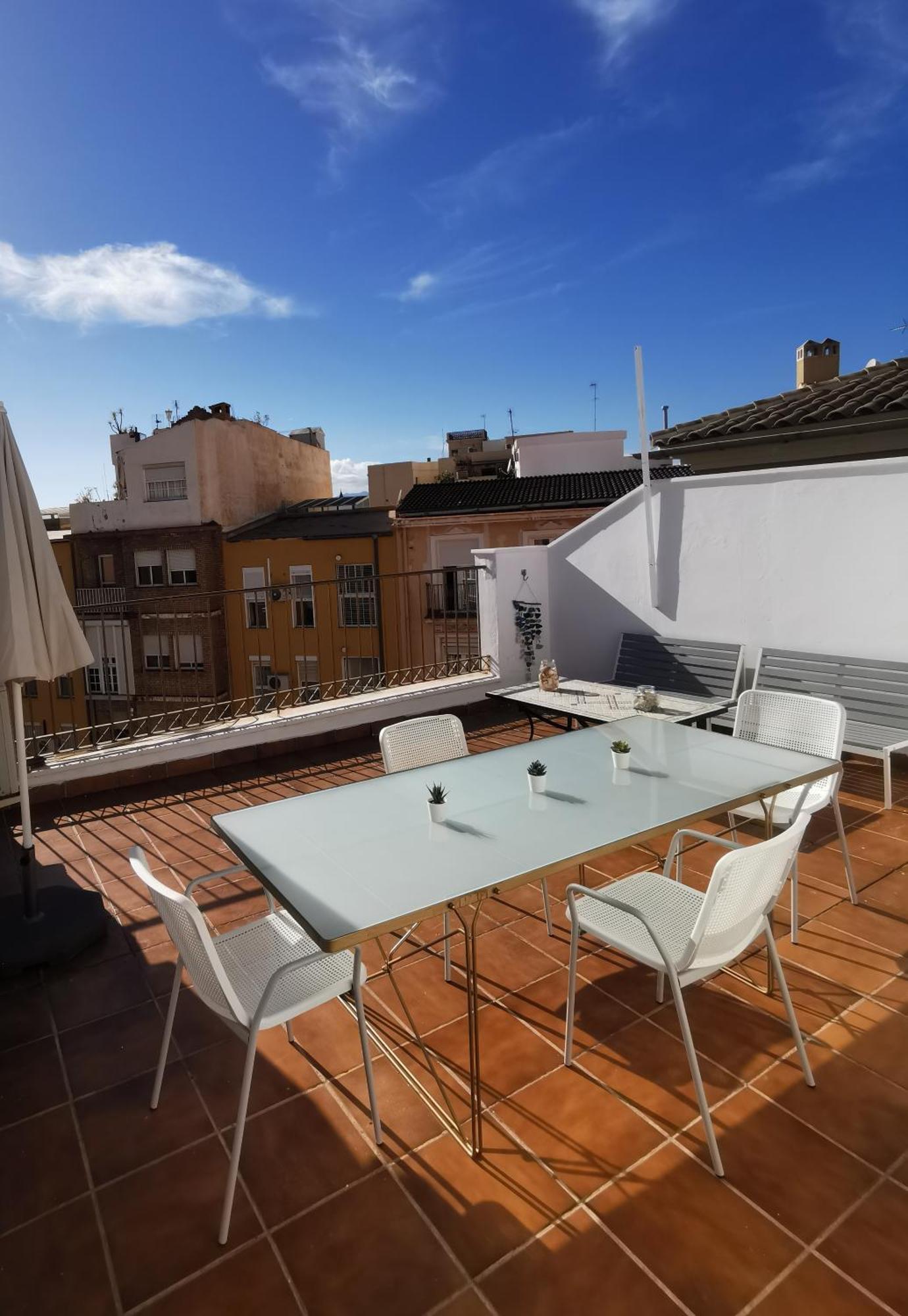 شقة Atico Con Vistas Centro Historico / Terraza 40 M مالقة المظهر الخارجي الصورة