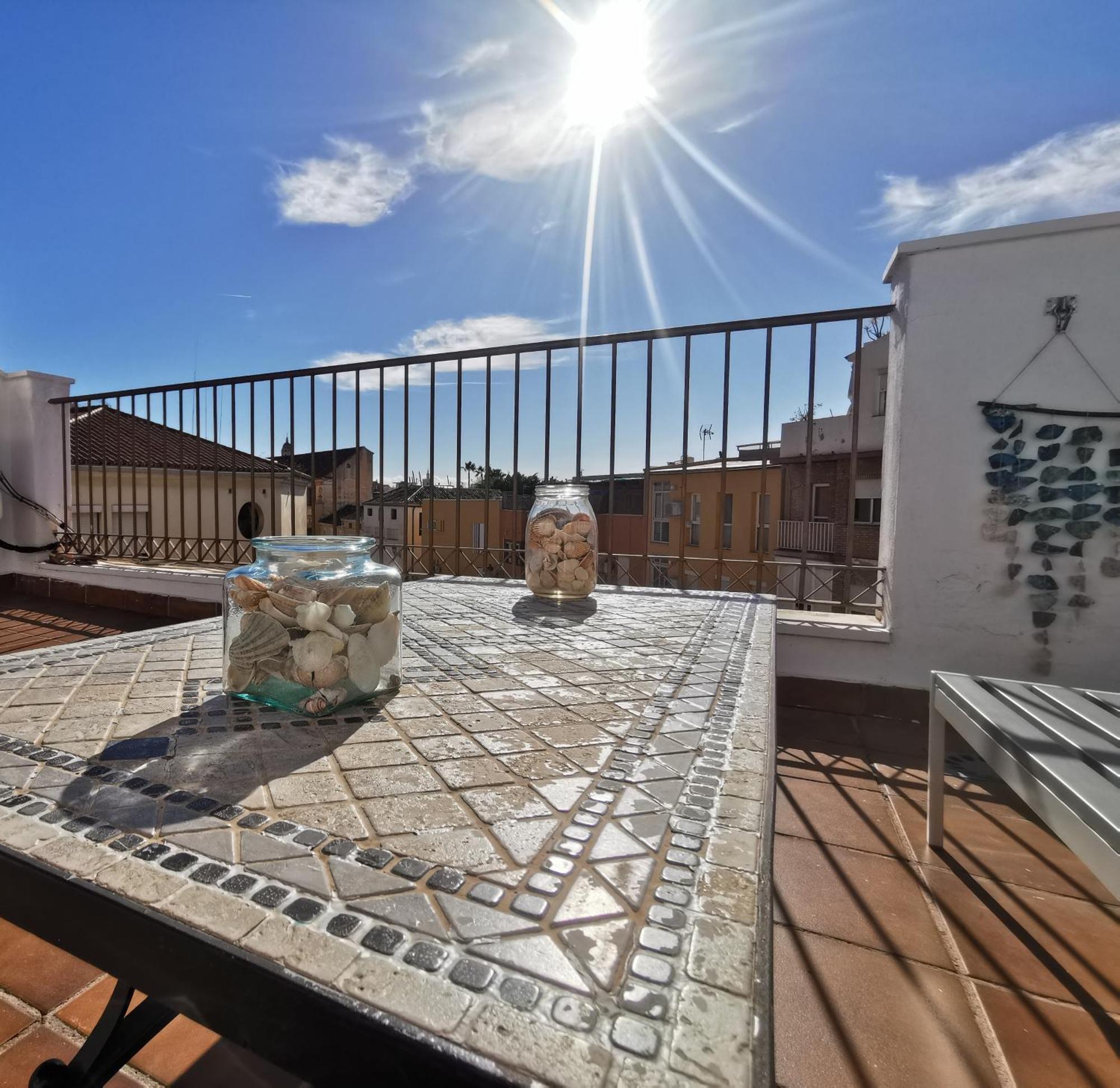 شقة Atico Con Vistas Centro Historico / Terraza 40 M مالقة المظهر الخارجي الصورة